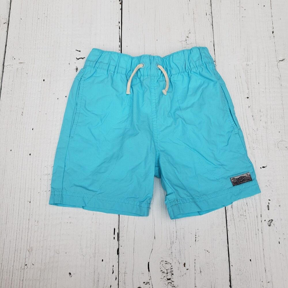 Ocean & Coast Boys Blue Drawstring Swim Shorts Sz 4 NEW